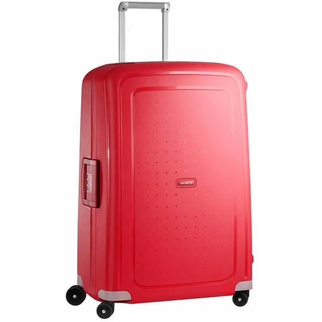 Samsonite S'Cure spinner 75 koffer rood