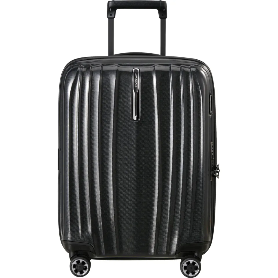 Samsonite lichtgewicht koffer - Nexis handbagage spinner 55x40x20/23 uitbreidbaar - Roxkin technologie - repairable We Care - black, foto 2