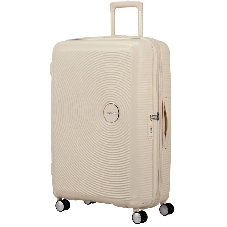American Tourister Soundbox spinner 77 koffer beige, foto 2