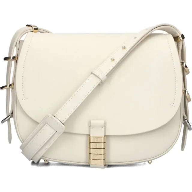 Pinko Saddle Classic schoudertas gebroken wit