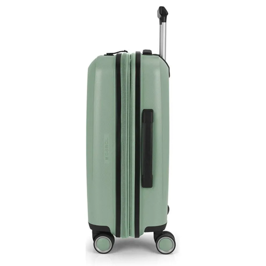 Gabol Brooklyn Cabin Trolley Front Pocket koffer groen, foto 3