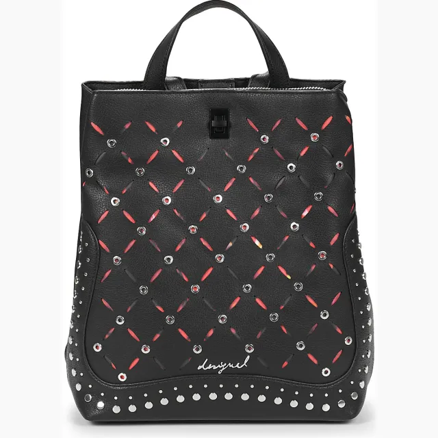Desigual Rugzak Desigual BACKPACK YANKEE METAL PATCH SUMY MINI Zwart