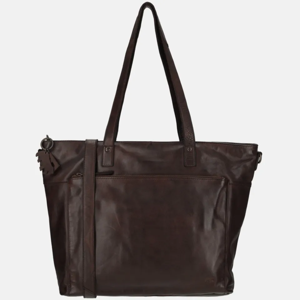 Bear Design Dames Laptop Shopper 14 Emilia Donkerbruin, foto 2