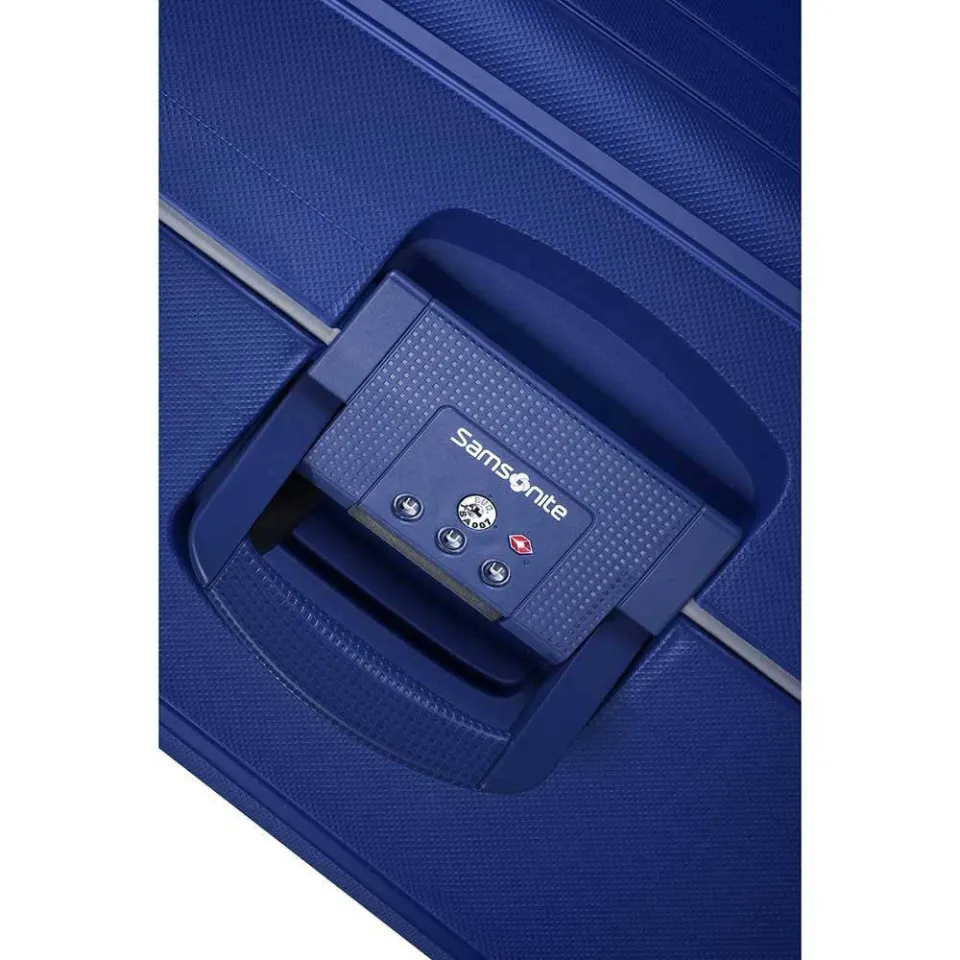 Samsonite S'Cure spinner 75 koffer donkerblauw, foto 4