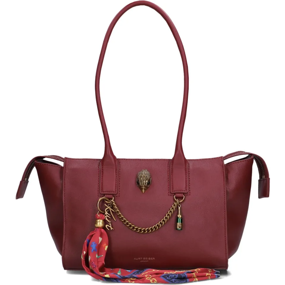 Kurt Geiger Sloane schoudertas bordeauxrood, foto 2