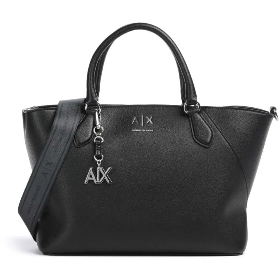 Armani Exchange shoppertas zwart, foto 2