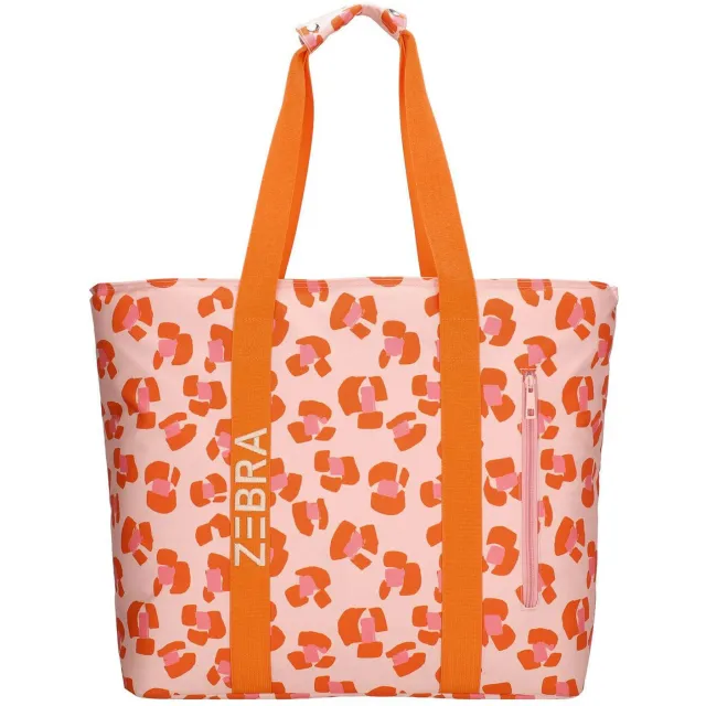 Zebra Trends Sally strandtas roze cheetah