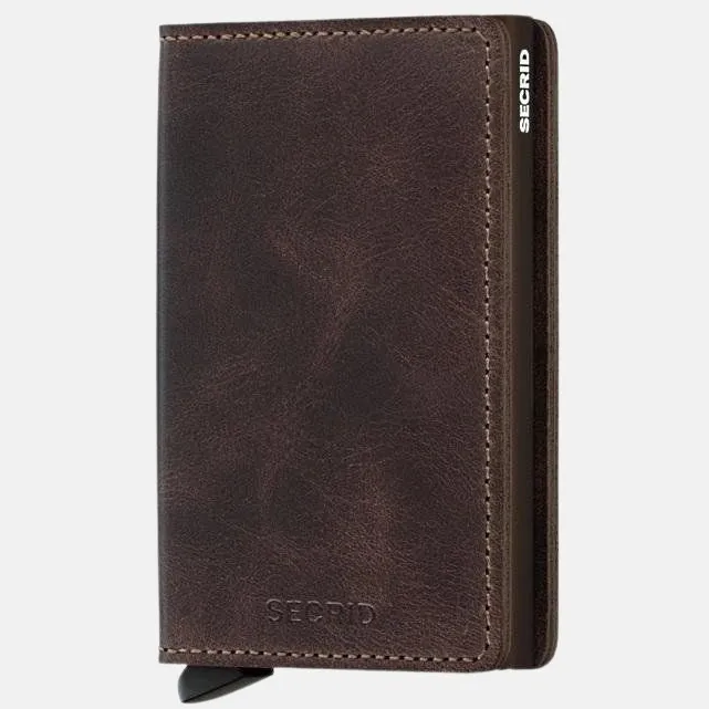 Secrid Slimwallet Vintage pasjeshouder donkerbruin, foto 2