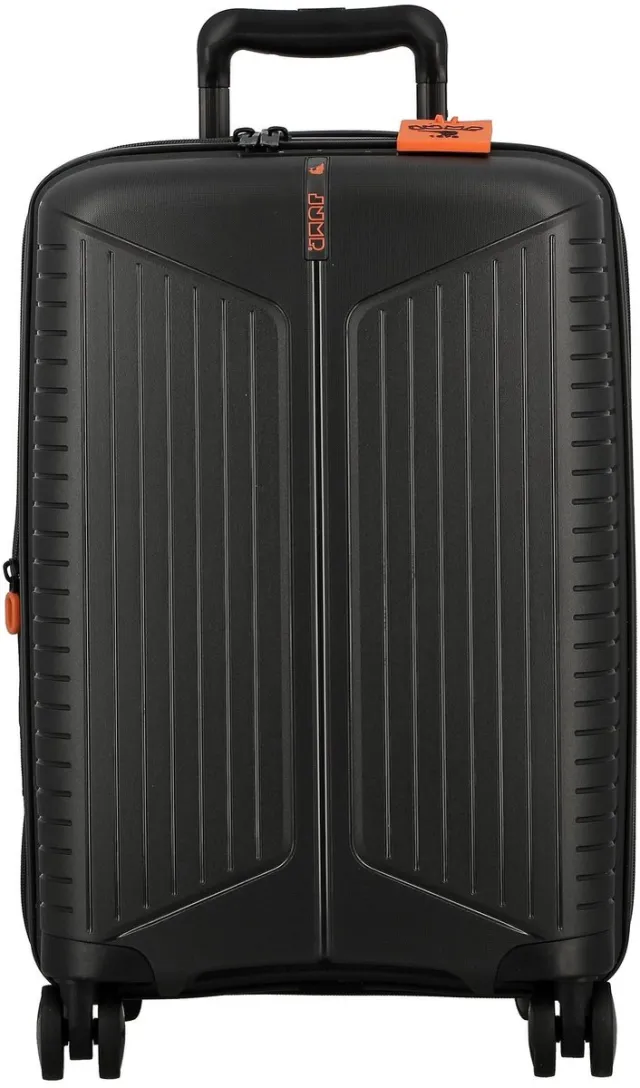 Jump Evae handbagagekoffer 55 cm antraciet Zwart