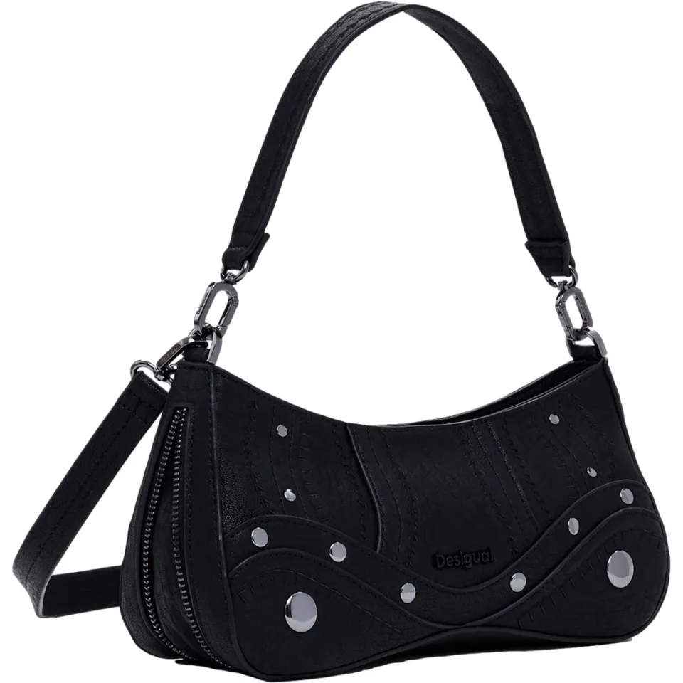 Desigual Alsacia Embro Patch schoudertas zwart, foto 2
