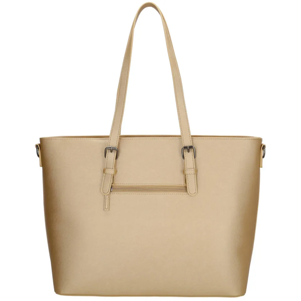Charm London Birmingham shopper lichtgoud goudkleurig, foto 4