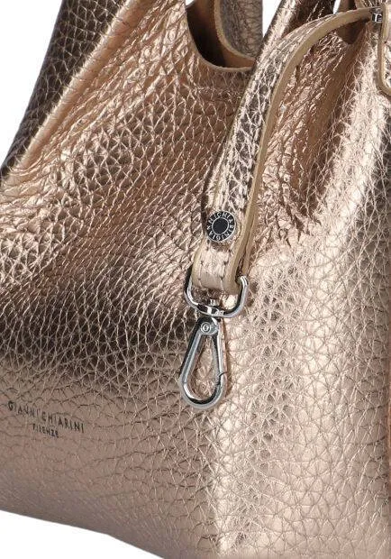 Gianni Chiarini Dua schoudertas goud, foto 4