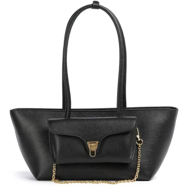 Coccinelle Double Beat shopper zwart Noir