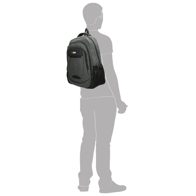 Enrico Benetti Hamburg laptoprugzak grijs, foto 2