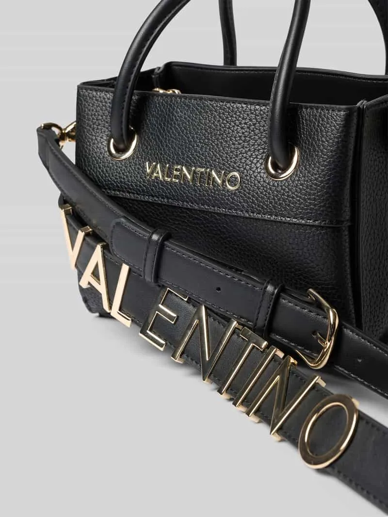 Valentino Schoudertas in leerlook model 'ALEXIA' zwart croco, foto 4