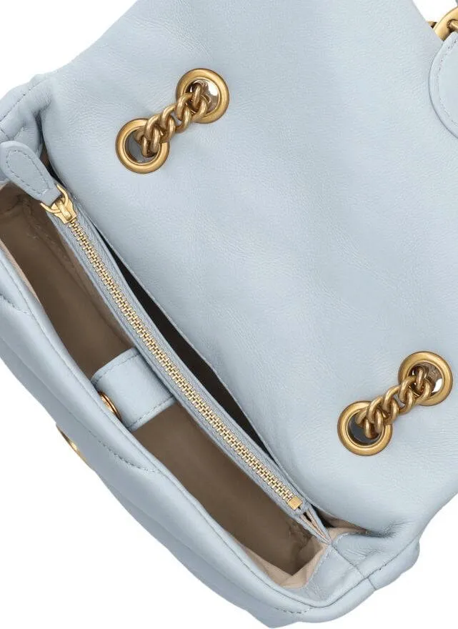 Pinko Love Puff Mini schoudertas lichtblauw, foto 5