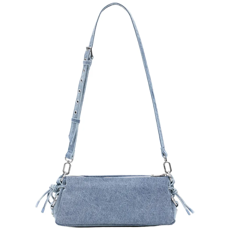Desigual Break Benin denim schoudertas blauw