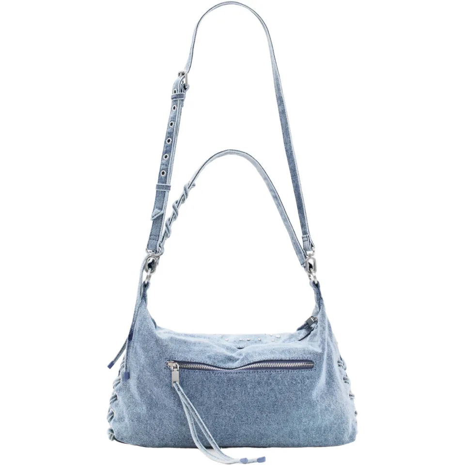 Desigual Break Benin denim schoudertas lichtblauw