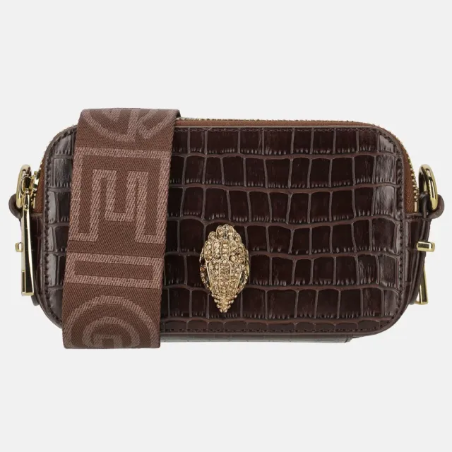 Kurt Geiger Kensington crossbody tas donkerbruin Brown