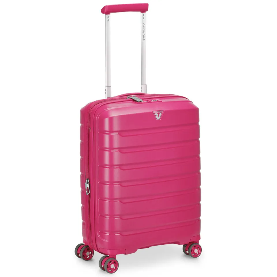 Roncato B-Flying handbagagetrolley roze, foto 3