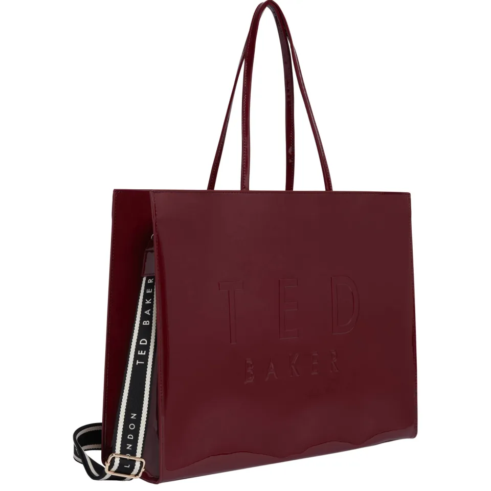 Ted Baker Iconna shopper extra large donkerrood, foto 3