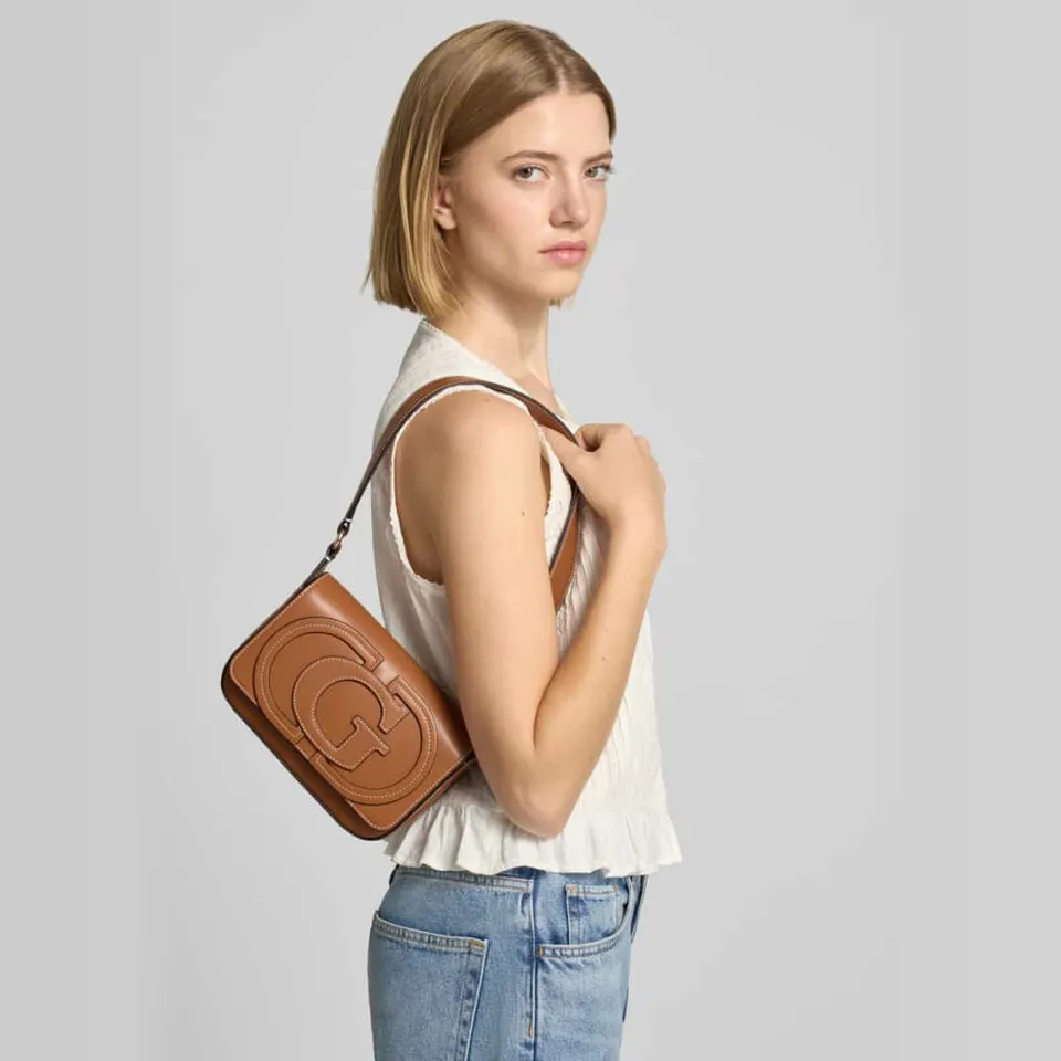 Guess Ruby schoudertas bruin, foto 4