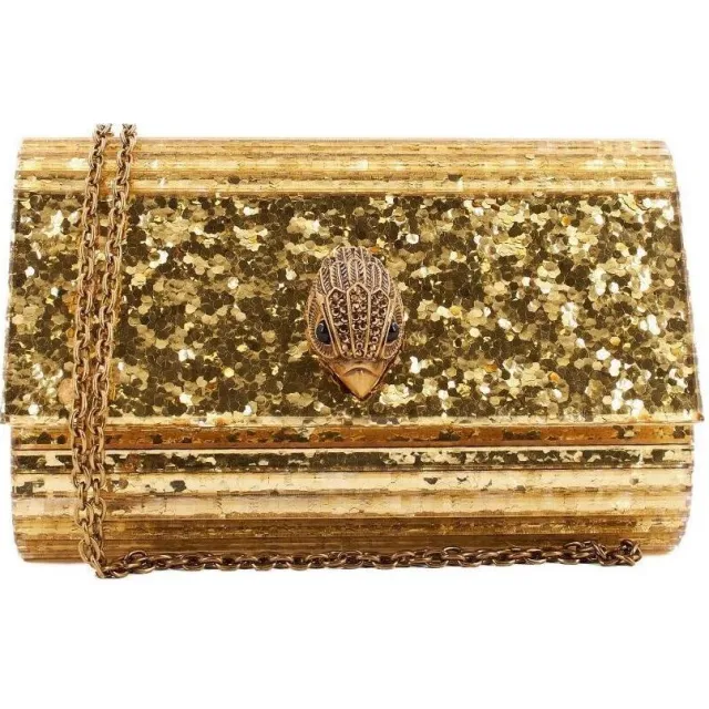 Kurt Geiger Tas Kurt Geiger London Partu Eagle Cluth Goud