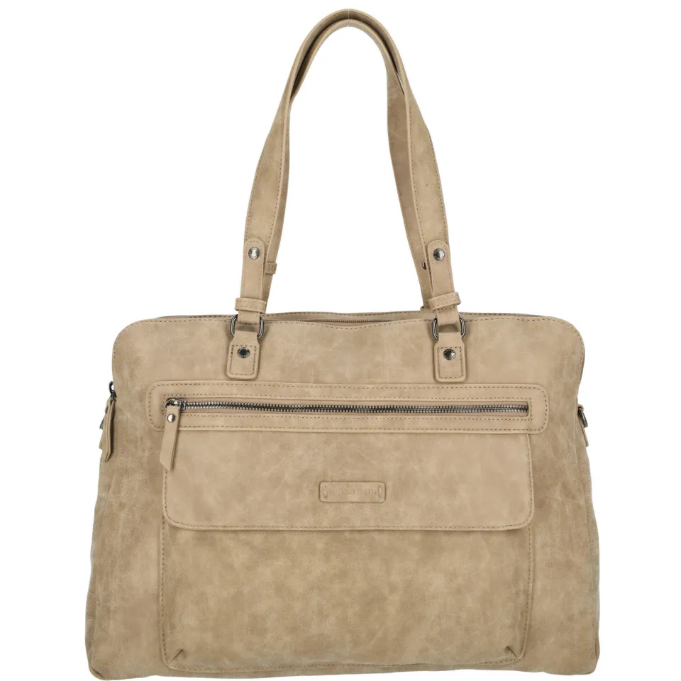 Enrico Benetti Nouméa laptoptas beige, foto 6