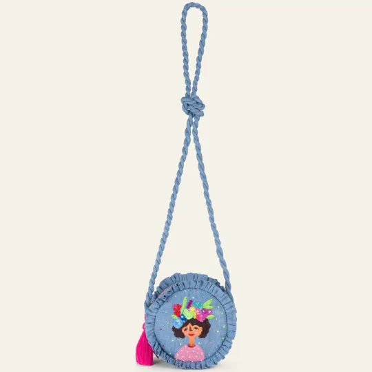 Oilily Girly hang portemonnee blauw