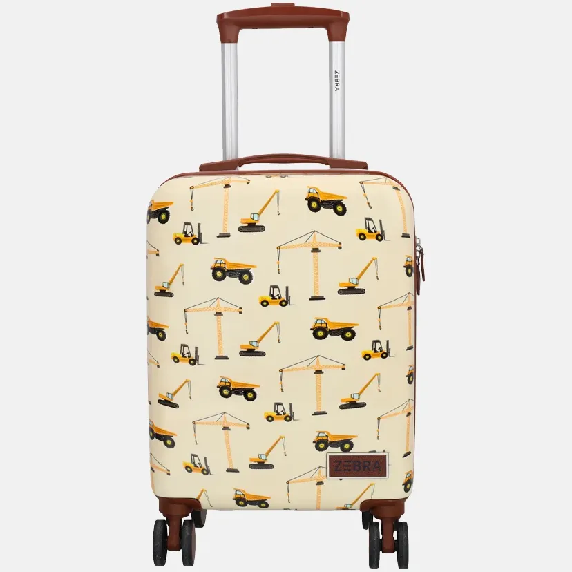 Zebra Trends Avonturier kinderkoffer bouwverkeer multi, foto 3