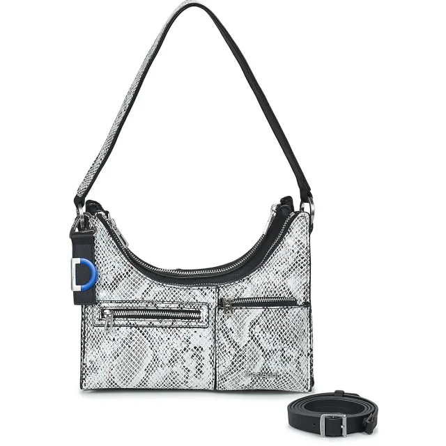Desigual Delta Vega schoudertas zilver