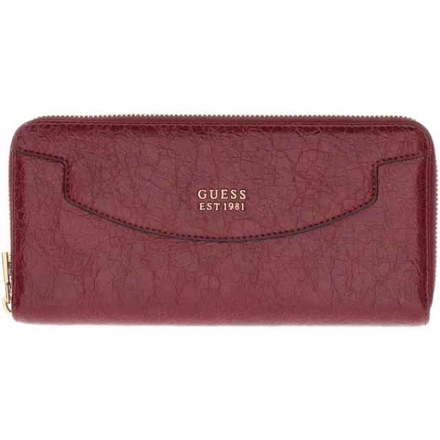 Guess Portemonnee Guess Antonia Slg Large Zip Around Bordeau