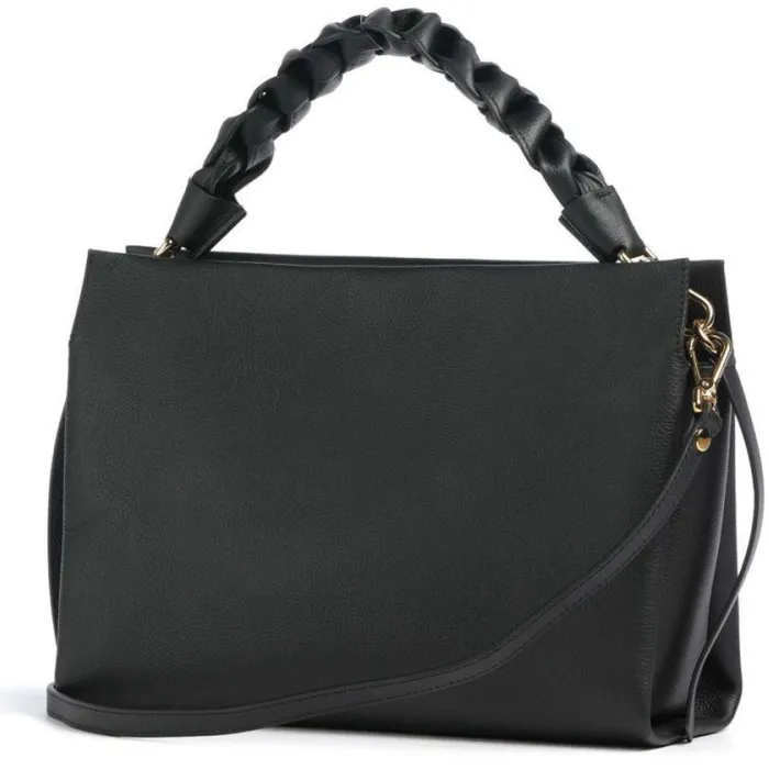 Coccinelle Boheme Grana Clutch Bag noir / cognac, foto 2