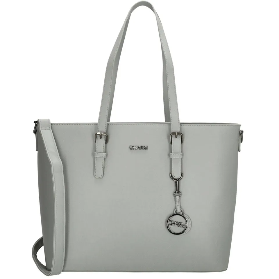 Charm London Birmingham shopper grijs