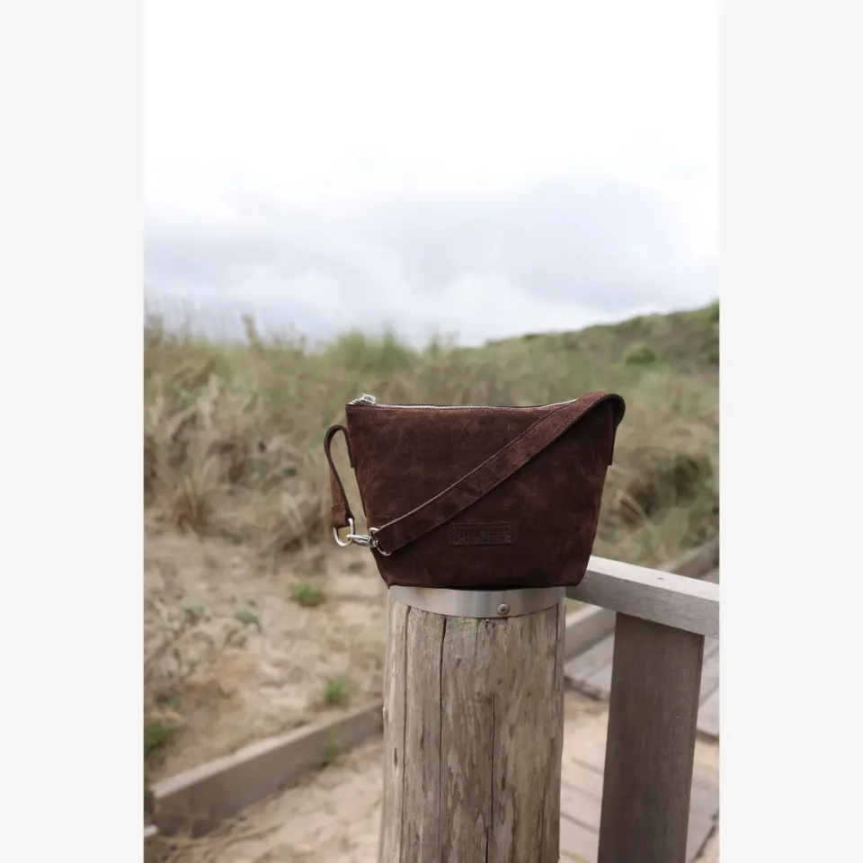 Shabbies Amsterdam Esra crossbodytas donkerbruin, foto 8