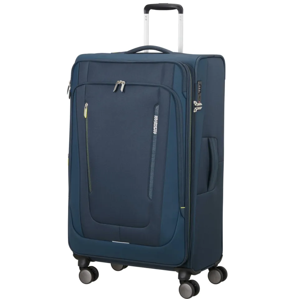 American Tourister Wanderlite koffer donkerblauw 80 cm blauw, foto 2