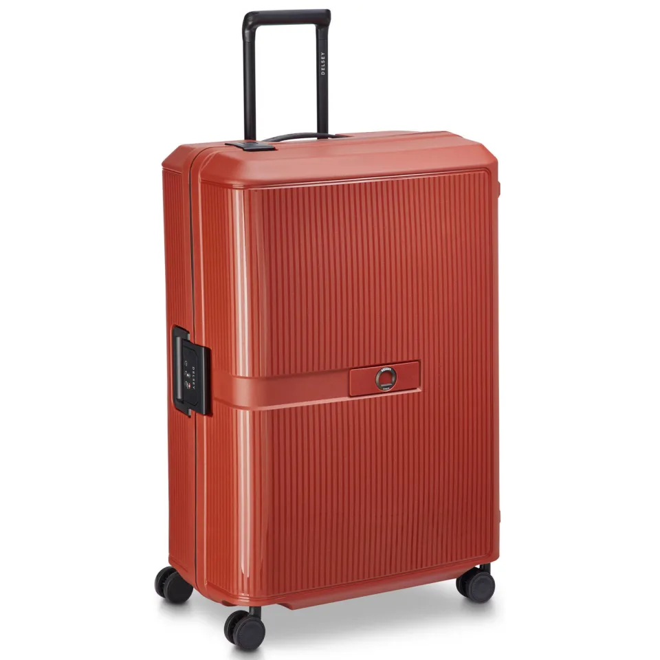 Delsey Vauban Spinner koffer terracotta Roze