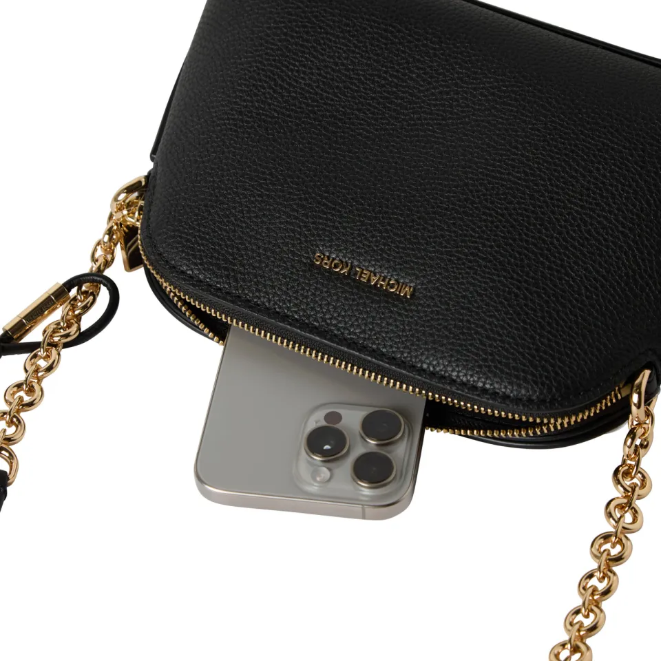 Michael Kors Freddie crossbody tas zwart, foto 4