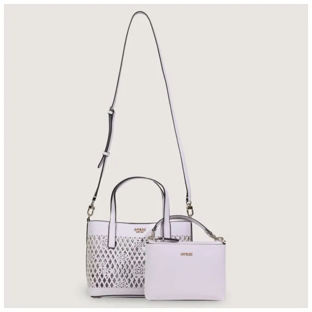Guess Letty 2 in 1 mini tote lila