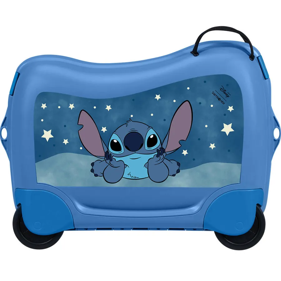 Samsonite Dream2Go Disney Ride-On Stitch kinderkoffer blauw, foto 2