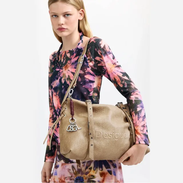 Desigual Lanuza schoudertas beige, foto 4