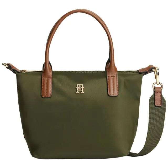 Tommy Hilfiger mini shopper Popette kaki Groen