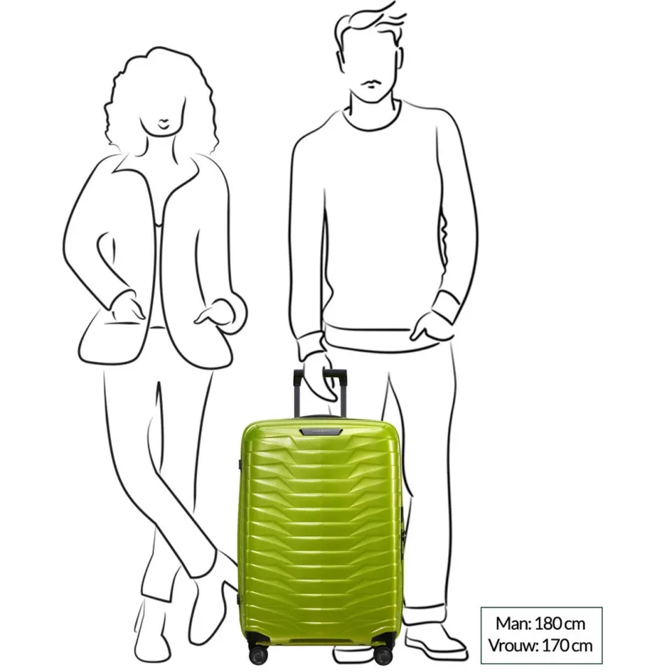 Samsonite Proxis koffer limegroen, foto 4