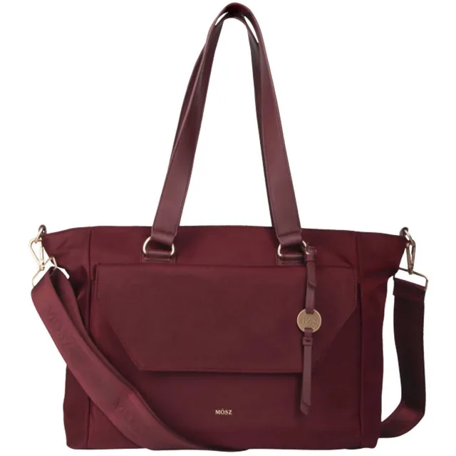 Mosz 15.6 inch laptoptas Denise bordeauxrood