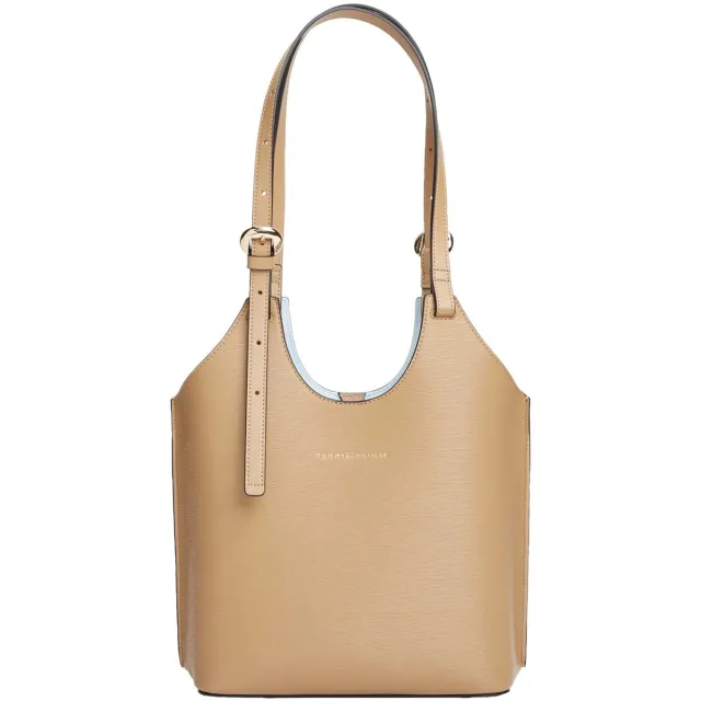 Tommy Hilfiger Boodschappentas Tommy Hilfiger Th Modern Mini Tote Beige