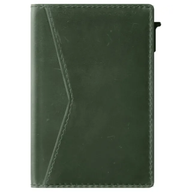 Prowallet Portemonnee Prowallet Pasjeshouder Slim Vintage Leer Groen