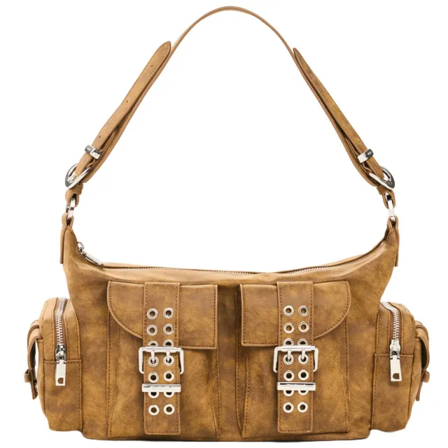 Desigual schoudertas camel
