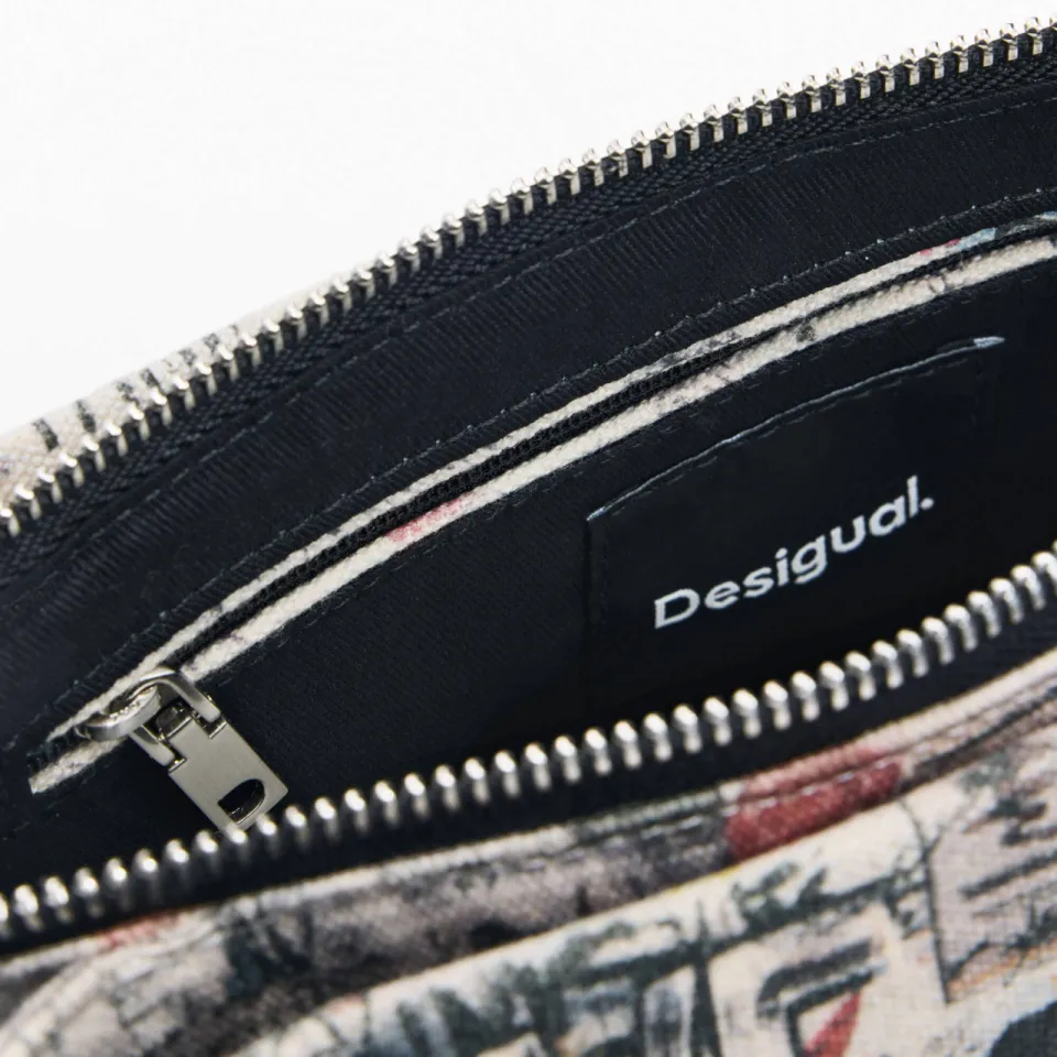 Desigual schoudertas met print multi, foto 6