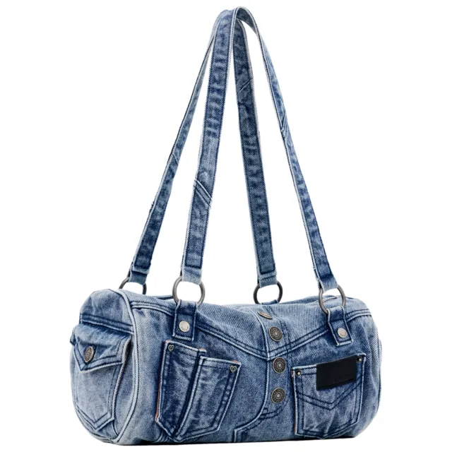Desigual Hagi schoudertas blauw Denim Raw