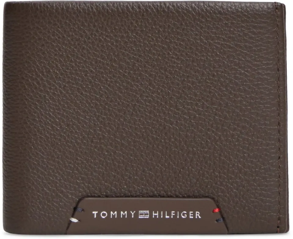 Tommy Hilfiger Th Corp mini portemonnee bruin, foto 2